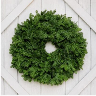 Double-faced Fraser Fir/White Pine Wreath